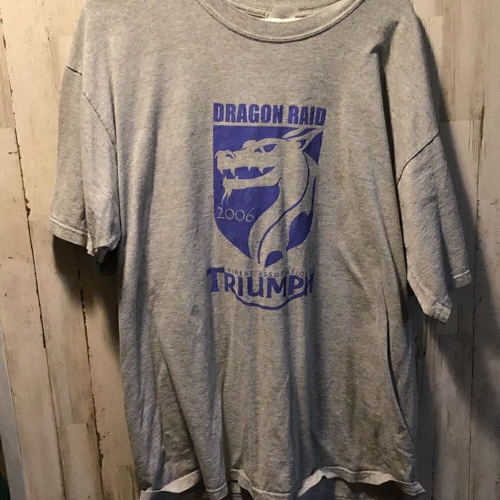 Triumph Dragon raid 2006 T-shirt size extra large